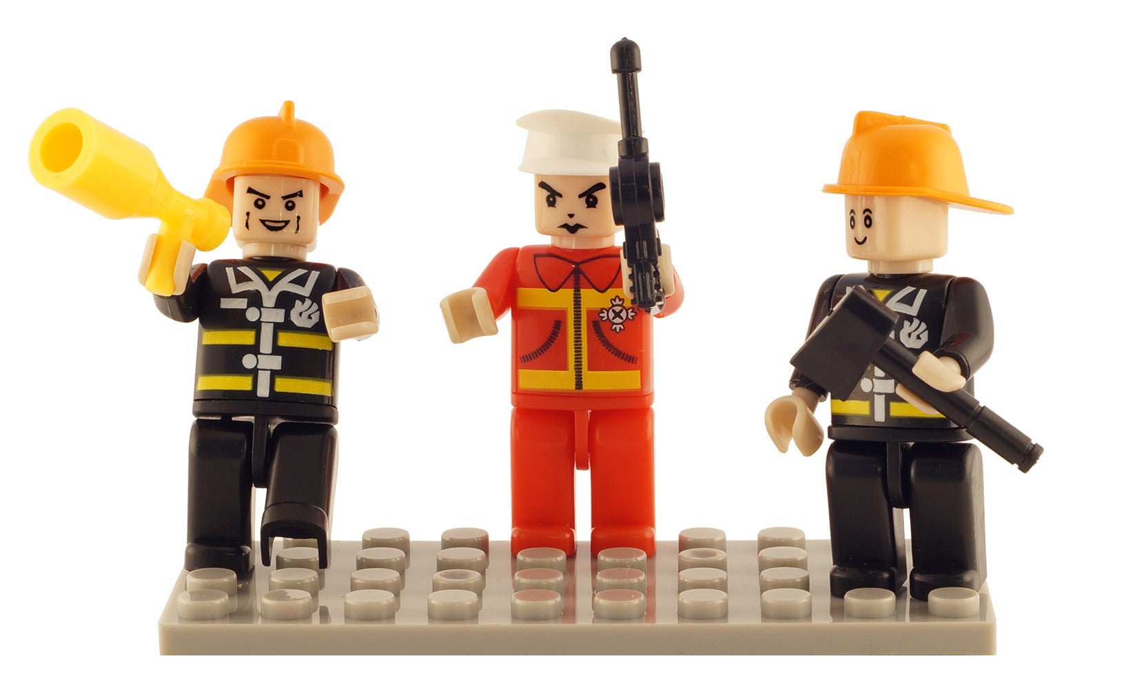 Brictek 3 Mini-figurines Fire Brigade 19304
