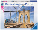 Ravensburger Adult Puzzles 1000 pc Puzzles - View from the Brooklyn Bridge 19424