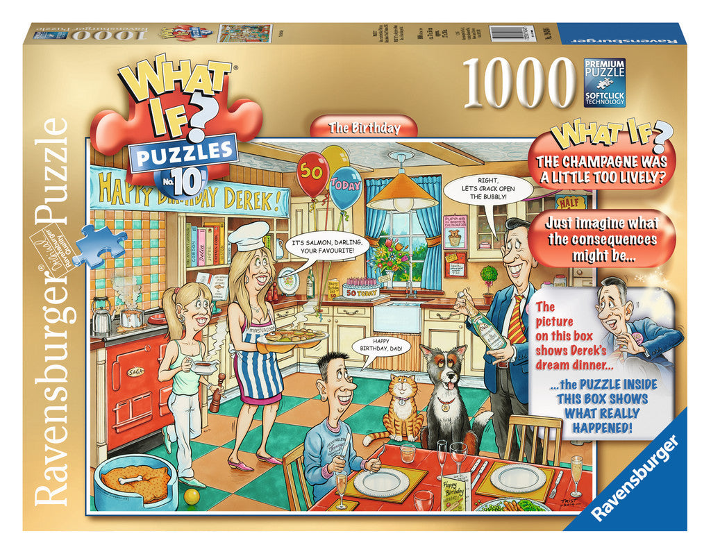 Ravensburger Adult Puzzles 1000 pc WHAT IF?™ Puzzles - The Birthday 19434