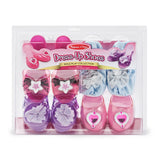 Melissa & Doug Role Play Collection - Step In Style! Dress-Up Shoes Set (4 Pairs), Size: One Size