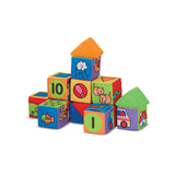 Melissa & Doug K's Kids Match and Build Soft Blocks Set