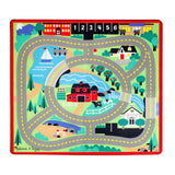 Melissa and Doug Kids' Round the Town Road Rug Playmat