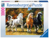 Ravensburger Adult Puzzles 1000 pc Puzzles - Galloping Horses 19522