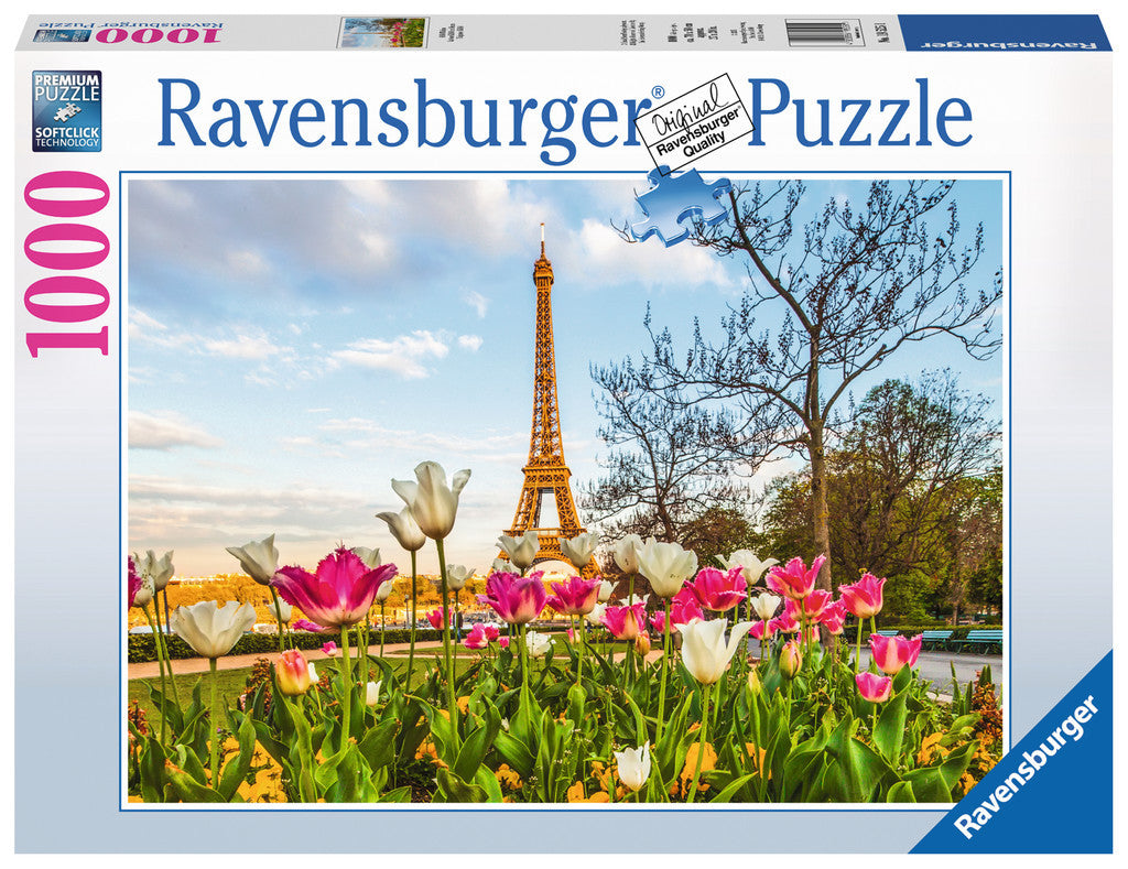 Ravensburger Adult Puzzles 1000 pc Puzzles - Eiffel Tulips 19525