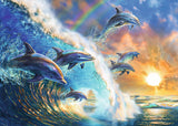 Ravensburger Adult Puzzles 1000 pc Puzzles - Dancing Dolphins 19580
