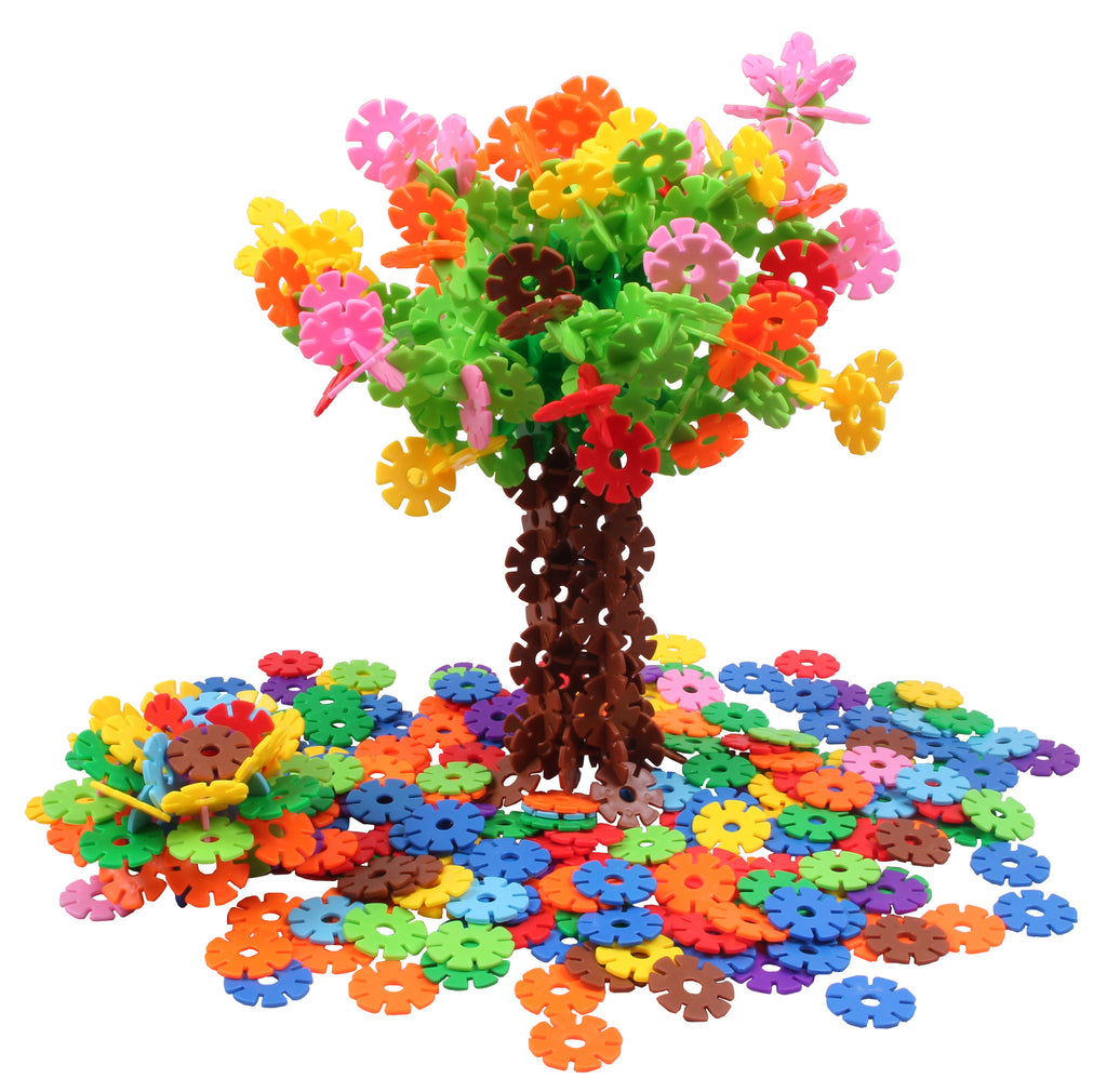 Viahart Brain Flakes 500 Piece Interlocking Plastic Disc Set