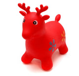 VIAHART Red Jumping Hopper Hopping Hoppity Hippity Hop Bouncy Inflatable Horse for Kids 