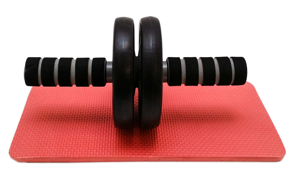 Viahart Abdominal Muscle Exercise Wheel With Foam Mat To Prevent Knee Pain!