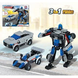 Heroes Robots 3 In 1 Peace Keeper - Building Set by Brictek (18004) Multi-Colored