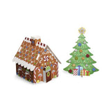 Melissa & Doug Mess-Free Glitter Christmas Tree and Gingerbread House