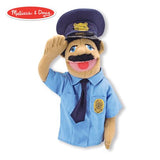 Melissa & Doug Police Officer Puppet With Detachable Wooden Rod