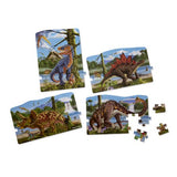 Melissa And Doug Dinosaurs 4-In-1 Jumbo Linking Floor Puzzle 96pc