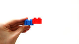 Viahart 132 Piece Omniblocks Interlocking Plastic Six Sided Building Blocks