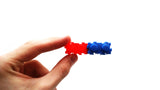 Viahart 132 Piece Omniblocks Interlocking Plastic Six Sided Building Blocks