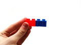 Viahart 132 Piece Omniblocks Interlocking Plastic Six Sided Building Blocks
