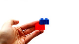 Viahart 132 Piece Omniblocks Interlocking Plastic Six Sided Building Blocks
