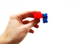 Viahart 132 Piece Omniblocks Interlocking Plastic Six Sided Building Blocks