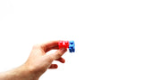 Viahart 132 Piece Omniblocks Interlocking Plastic Six Sided Building Blocks