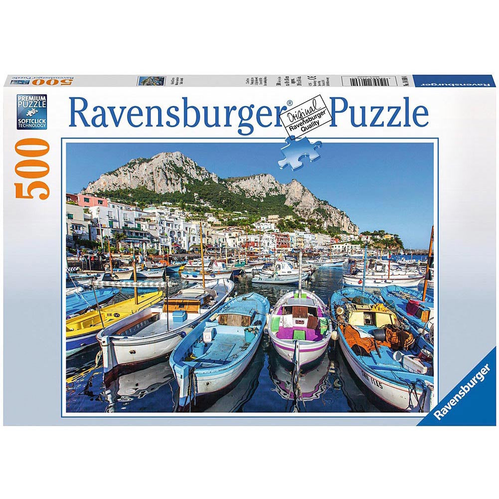 Ravensburger Adult Puzzles 500 pc Puzzles - Colorful Marina 14660