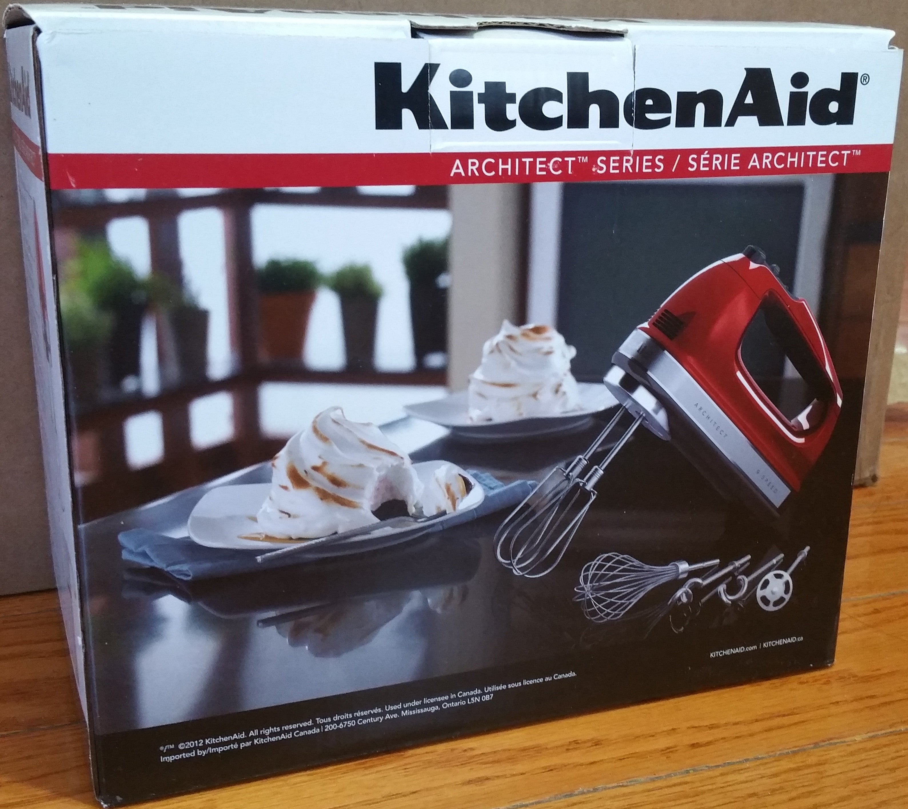 Kitchenaid 9-Speed Architect Series Digital Hand Mixer - Red KHM926ACA