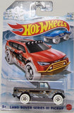Bundle of 2| Hot Wheels 1:64 Scale Winter 2022 Xmas Series - Chrysler Pacifica + Land Rover Series III Pickup