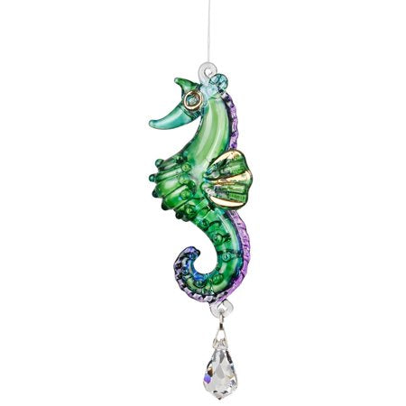 Fantasy Glass™ - Seahorse, Peacock