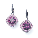 Tailored Crystal Solitaire Drop Earrings
