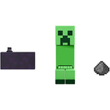 Set of 2 - Minecraft Build-A-Portal 3.25-in Figures (Zombified Piglin + Creeper)