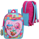 Shopkins - 16’’ I Love Shopkins Pink/Aqua LG Backpack