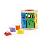 Melissa & Doug Match and Roll Shape Sorter - Classic Wooden Toy