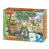 Melissa and Doug Kids Toy, Endangered Species 48-Piece Floor Puzzle