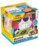 Melissa and Doug Kids' Musical Farmyard Cube Toy