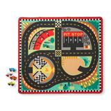 Melissa & Doug Round the Speedway Race Track Rug