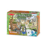 Melissa and Doug Kids Toy, Endangered Species 48-Piece Floor Puzzle