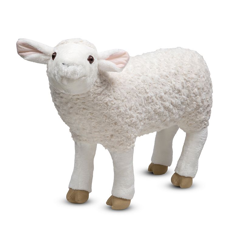 Melissa & Doug Giant Sheep - Lifelike Stuffed Animal (nearly 2 feet tall)