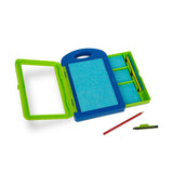 Melissa & Doug Adventure Design Activity Kit: 9 Double-Sided Plates, 4 Colored Pencils, Crayon