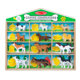 Melissa & Doug Canine Companions Pretend Play Figures - 12 Collectible Dog Breeds