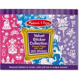 Melissa & Doug Velvet Sticker Collection Book: Princesses, Animals, Fairy Garden - 200+ Stickers