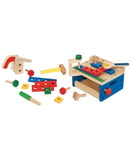 Melissa and Doug Kids' Hammer & Saw Tool Bench Set