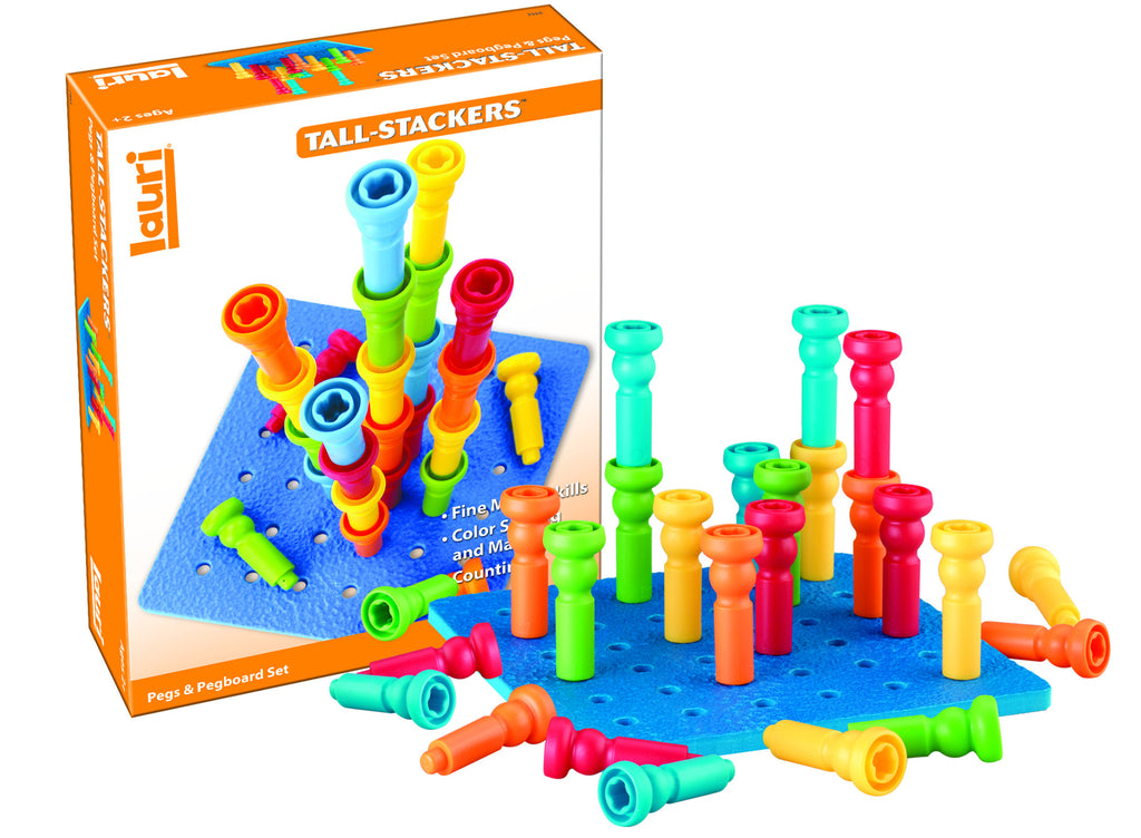 Lauri® Tall-Stacker™ Pegs & Pegboard Set 2444
