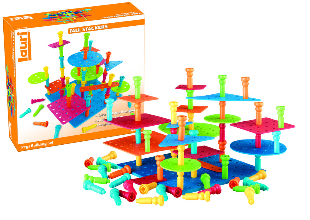 Lauri® Tall-Stacker™ Pegs & Building Set 2450