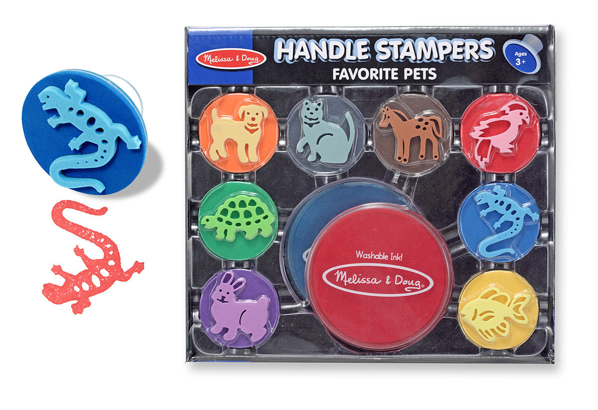 Melissa & Doug Handle Stampers - Favorite Pets