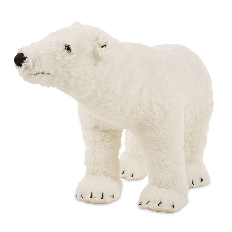 Melissa & Doug Giant Polar Bear - Lifelike Stuffed Animal (nearly 3 feet long)