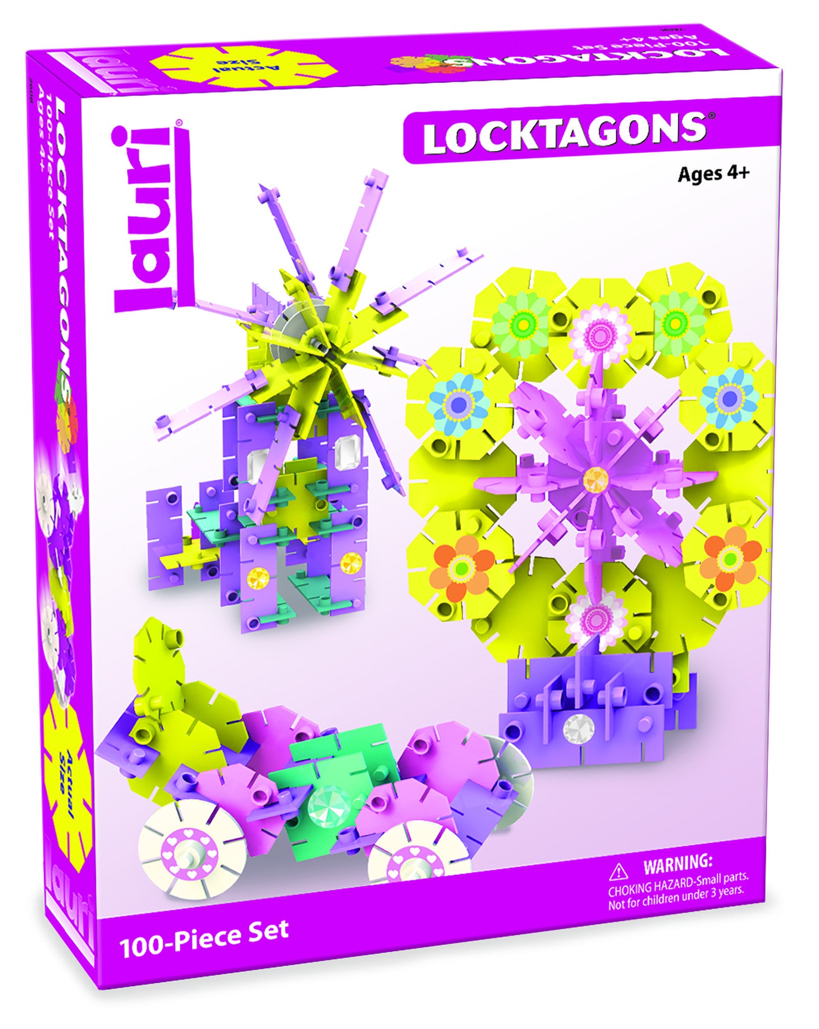 Lauri® Locktagons - Girl 100-Piece Set  2608