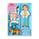 Melissa & Doug Julia Magnetic Dress-Up Wooden Doll Pretend Play Set (25+pc)