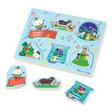 Melissa & Doug Nursery Rhymes 2 - Sound Puzzle 6pc