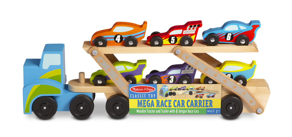 Melissa & Doug Jumbo Race-Car Carrier 2759