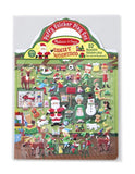 Melissa & Doug Puffy Sticker Activity Book: Santa's Workshop - 52 Reusable Stickers