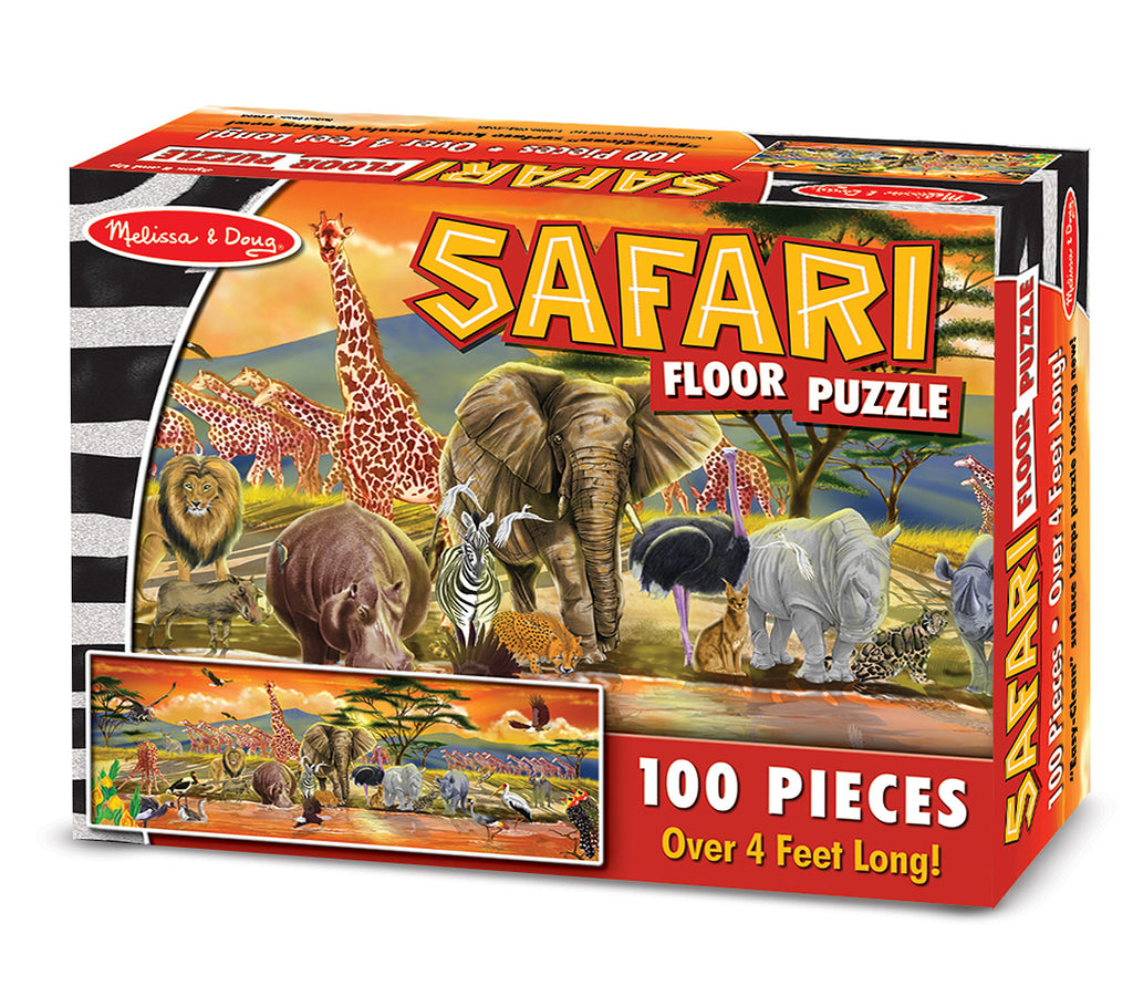 Melissa & Doug Safari Floor Puzzle Floor (100 pc)