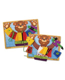 Melissa & Doug Basic Skills Board and Puzzle - Wooden Educational Toy